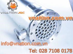 tubular heat exchanger / liquid/liquid / for bulk materials