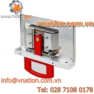 emergency brake handle / aluminium / for railway applications / rugged