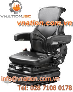 work seat / for forklift trucks / for construction equipment