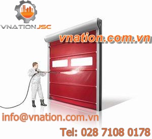 roll-up doors / for the food industry / industrial / high-speed