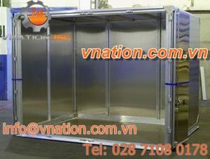 storage cabinet / aluminum / lockable