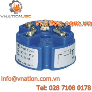 probe head-mounted temperature transmitter / RTD / Pt100 / three-wire
