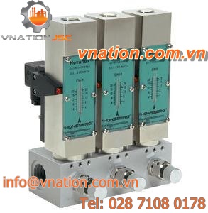 multi-valve manifold / aluminum / female thread