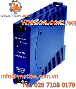 AC/DC power supply / stabilized / DIN rail / with short-circuit protection