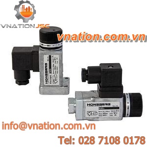 mechanical pressure switch / piston / IP65 / adjustable