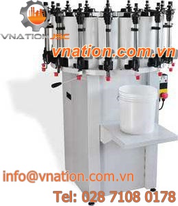 paint dosing dispenser / piston / weight / manual