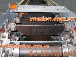 chain conveyor / for bulk products / horizontal / transport
