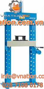 hydraulic press / manual / vertical