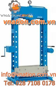 hydraulic press / manual / compact