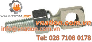threaded bolt / with eye / carbon steel
