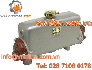 header tank heat exchanger / liquid/liquid / header tank / for firefighting pumps