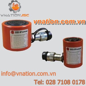 hydraulic cylinder / single-acting / compact / for construction equipment
