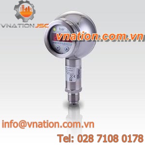 electronic pressure switch / for fuel oil / intrinsically safe / with display