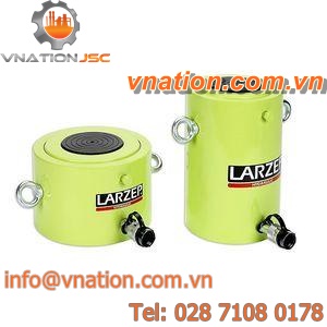 hydraulic cylinder / single-acting load-return / for lifting applications / positioning