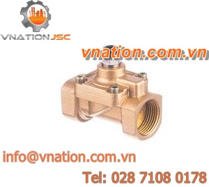 2/2-way solenoid valve / pneumatic / remote control