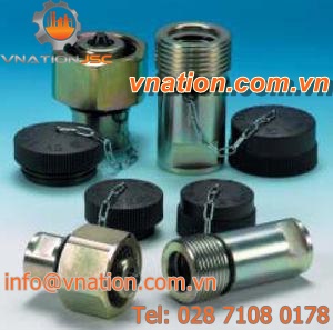 screw fitting / straight / hydraulic
