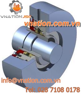 cartridge mechanical seal / double / for compressors / carbon