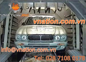 reciprocating nozzle air knife drying system / for crates