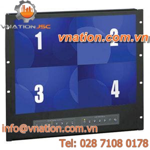 LCD monitor / 1440 x 900 / rack-mount / dust-proof