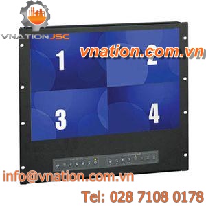 LCD monitor / 1280 x 1024 / rack-mount / dust-proof