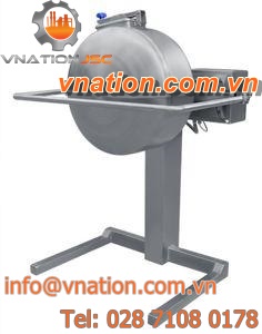 rotary mixer for drums / batch / explosion-proof / for powders