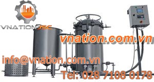 process autoclave / high-pressure / vertical / for the food industry