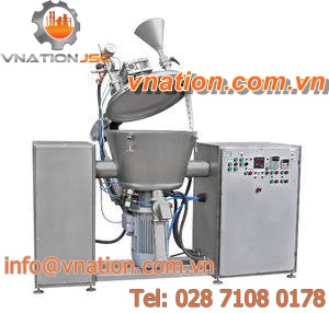 batch mixer / for the food industry / steam/water / vacuum