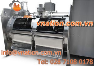 plowshare mixer / batch / high-performance / for powders