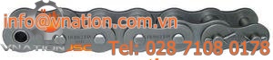 drive chain / roller / carbon steel / stainless steel