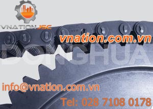attachment chain / roller / inverted-tooth / Dacromet?-plated