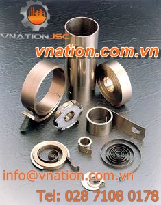 power spring / coiled / for reels