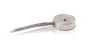 compression load cell / button type / strain gauge