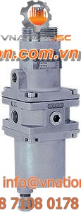 gas filter-regulator / compressed air / stainless steel