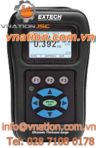 coating thickness gauge / ultrasonic / ultra heavy-duty