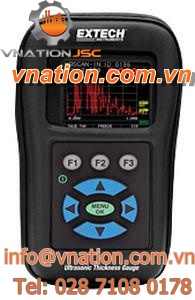 coating thickness gauge / ultrasonic / portable