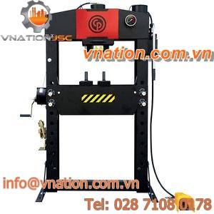 pneumatic press / vertical / ram