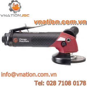 angle grinder / hand / pneumatic / compact