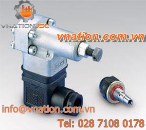oil pressure switch / adjustable / in-line / for hydraulic applications