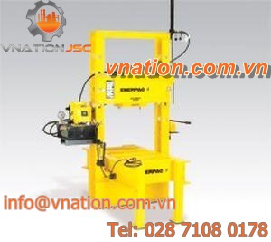 hydraulic press / vertical / frame / roller