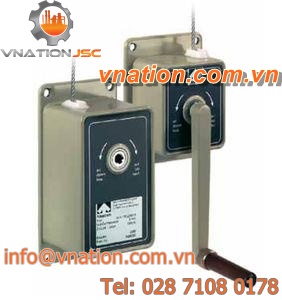 manual winch / compact / worm gear