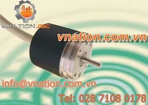 single-turn rotary encoder / absolute / optical / blind-shaft