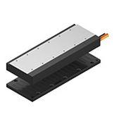 synchronous linear motor / compact / flat