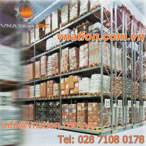 flow shelving / for empty and full cartons