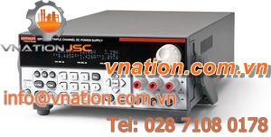 AC/DC power supply / variable-output / triple-output / tabletop