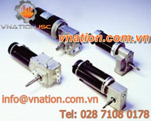 DC electric gearmotor / orthogonal / helical / for tired vehicles