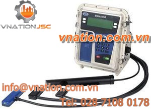 ultrasonic flow meter / area-velocity / for water / clamp-on
