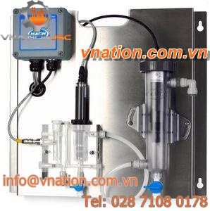 chlorine analyzer / pH / for integration / in-line