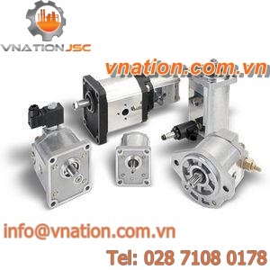 gear hydraulic motor / variable-displacement / aluminum