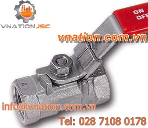 ball valve / manual / for gas / 1-piece