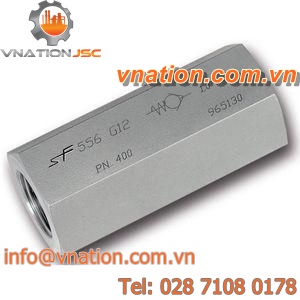 ball check valve / threaded / safety